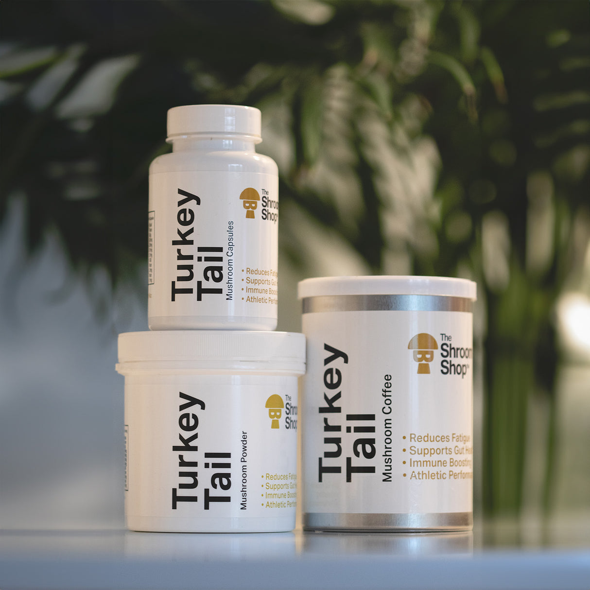 Turkey Tail Mushroom Capsules Coffee Powder